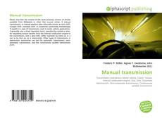 Capa do livro de Manual transmission 
