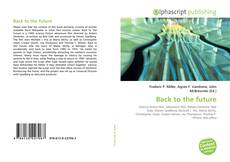 Bookcover of Back to the future