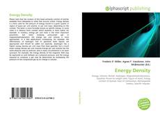 Borítókép a  Energy Density - hoz