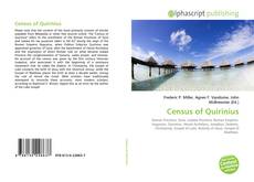 Обложка Census of Quirinius