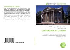 Обложка Constitution of Canada