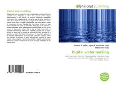 Bookcover of Digital watermarking
