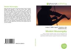 Borítókép a  Modest Mussorgsky - hoz