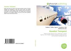 Capa do livro de Hawker Tempest 