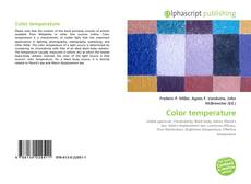 Bookcover of Color temperature