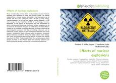Bookcover of Effects of nuclear explosions
