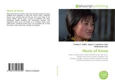 Bookcover of Music of Korea