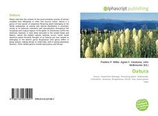Bookcover of Datura