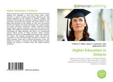 Bookcover of Higher Education in Ontario