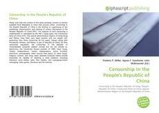 Bookcover of Censorship in the People's Republic of China