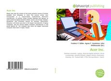 Bookcover of Acer Inc.