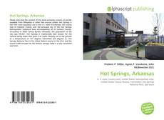 Bookcover of Hot Springs, Arkansas