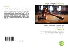 Bookcover of Dictator