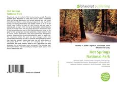 Bookcover of Hot Springs National Park
