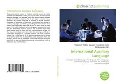 Buchcover von International Auxiliary Language