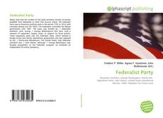 Buchcover von Federalist Party