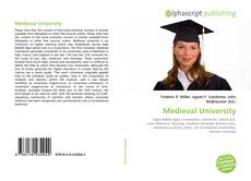 Обложка Medieval University