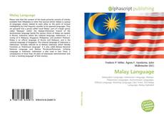 Copertina di Malay Language