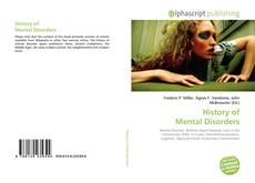 Capa do livro de History of Mental Disorders 