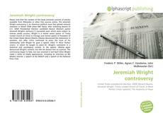 Capa do livro de Jeremiah Wright controversy 