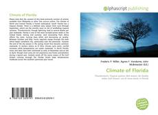 Capa do livro de Climate of Florida 