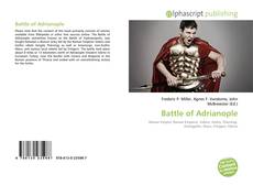 Battle of Adrianople kitap kapağı