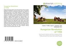 Hungarian Revolution of 1956 kitap kapağı