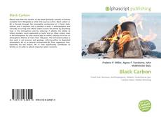 Black Carbon kitap kapağı