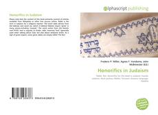 Bookcover of Honorifics in Judaism