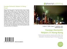 Copertina di Foreign Domestic Helpers in Hong Kong