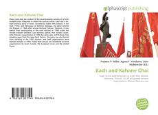 Bookcover of Kach and Kahane Chai