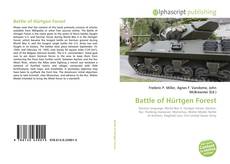Battle of Hürtgen Forest kitap kapağı