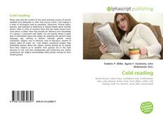 Capa do livro de Cold reading 