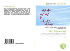 CAC Boomerang kitap kapağı