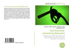 Fuel Economy-maximizing Behaviors kitap kapağı