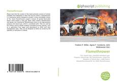 Buchcover von Flamethrower