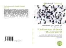 Buchcover von Confirmations of Barack Obama's Cabinet