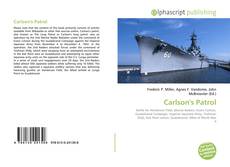 Copertina di Carlson's Patrol