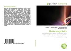 Capa do livro de Electronegativity 