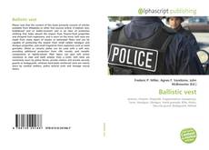 Copertina di Ballistic vest