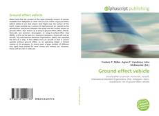 Bookcover of Ground effect vehicle