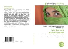 Copertina di Married and maiden names