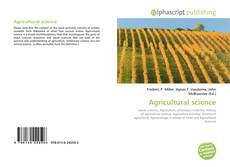 Copertina di Agricultural science