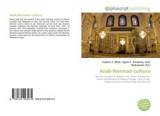 Copertina di Arab-Norman culture