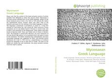 Copertina di Mycenaean Greek Language