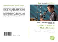 All India Institute of Medical Sciences kitap kapağı