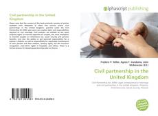 Bookcover of Civil partnership in the United Kingdom