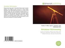 Bookcover of Amateur Astronomy