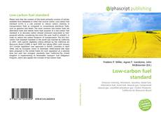 Capa do livro de Low-carbon fuel standard 