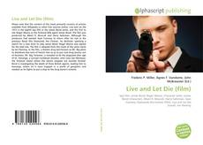 Copertina di Live and Let Die (film)